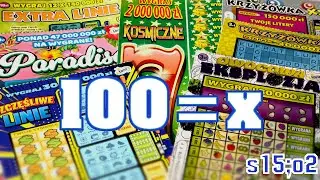 100=x ▶️ S15;O2; Miks za 69zł z perełką❗️🤩 Relaksujące zdrapki + Kosmiczne 7❗️😊👆