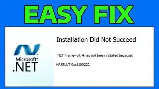 How To Fix HRESULT 0xc8000222 When Installing Microsoft .NET Framework Error in Windows