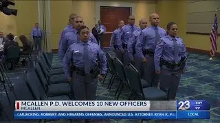 New officers for McAllen Police Department