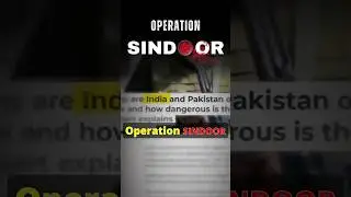 Operation SINDOOR | Let us Indians fight back  #operationsindoor