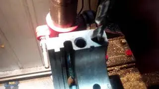 Drill Enlarge Small Block Chevy main cap oil feed hole