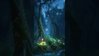 Enchanted Forest Ambience 🌙✨ | Relaxing Fantasy Short