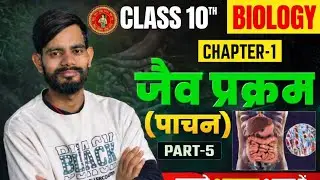 जैव प्रक्रम (पाचन) | Life Processes &ndash; Digestion | Class 10 Biology Chapter 1 | Full Explanation