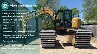 Wilson CAT 308 Telescopic Amphibious Excavator