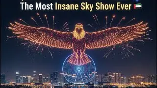 1,000+ DRONES Over Ain Dubai! 🌌 The Most Insane Sky Show Ever (JBR 2026)