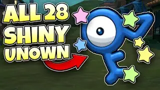 I'm SHINY HUNTING All 28 Unown in Pok&eacute;mon Legends Arceus!