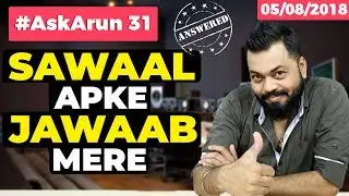 #AskArun 31 - Mi8, Nova 3i, Collab, Mi A2, Amazfit Bip, 5G in 4G phone, Anti-Rollback