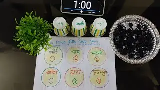 One minute monsoon / rainbow theme kitty party game❤#kittypartygameidea #oneminutegame #monsoontheme
