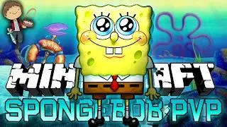 Minecraft: SpongeBob! Bikini Bottom PVP Mini-Game Challenge w/Mitch & Friends!