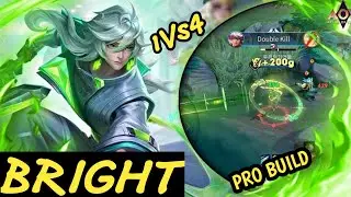 Bright best jungle build and gameplay | AoV | CoT | RoV | Thunder Zone ||