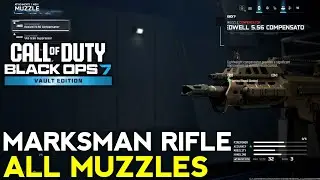 All Marksman Rifle Muzzles BO7 | Call of Duty Black Ops 7 Marksman Rifle Muzzles Attachments