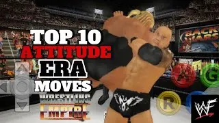 WRESTLING EMPIRE: TOP 10 ATTITUDE ERA FINISHERS (Extreme Moments)