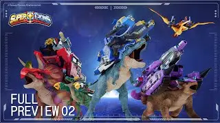 Supertrons Preview 02 | Epic Dino Action & Friendship│animation│Dinosaur