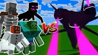 Mutant Mobs vs Wither Storm in Minecraft