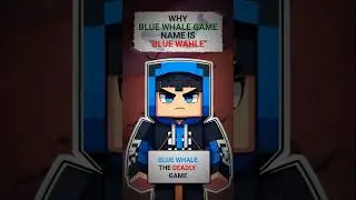 Why Blue whale Game NAME is BLUE WHALE? #shorts