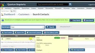 Editing an existing contact