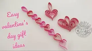 ❤️3 Easy Valentine's Day Craft Ideas / DIY crafts / Paper hearts ❤️