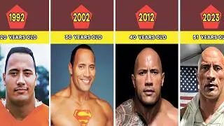 The Rock Transformation From 1 To 53 Years Old