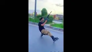 Taliban new era:Fighters Swap Brutality for Roller-Skating in a Surreal Twist #taliban #tiktok #woke
