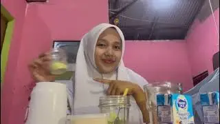 Praktek b.inggris, matcha drink✨