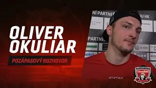 Oliver Okuliar po utkání Mountfield HK vs. Bílí Tygři Liberec 5:3