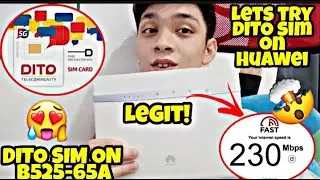 DITO Sim on B525s-65a Fixed and Openline | White Mamba | Black Mamba