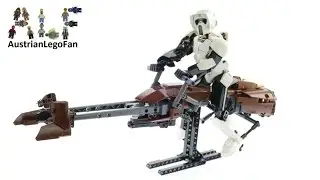 Lego Star Wars 75532 Scout Trooper & Speeder Bike - Lego Speed Build Review