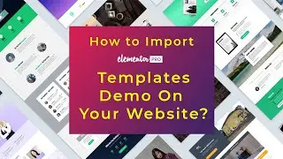 How to import elementor template demo on your website| @AZTutorials