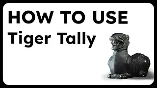 How to Use Tiger Tally | Black Myth Wukong
