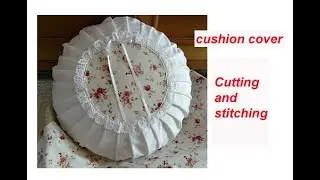 10 minutes Cushion cover - cutting and stitching in easy way - envelope cushion pillow cover