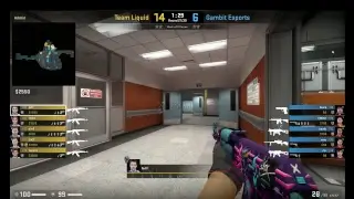 RERUN CSGO : ESL ONE NEWYORK 2018 TEAM LIQUID VS GAMBIT MAP1 NUKE (SEMI FINAL) BO3