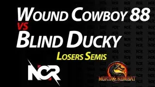 NorCal Regionals 11: Mortal Kombat 9 - Wound Cowboy 88 vs Blind Ducky - Losers Semis