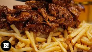 Vegan Pulled 'Pork' Loaded Fries