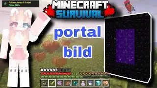  | I made nether portal|#viralvideo #minecraft 