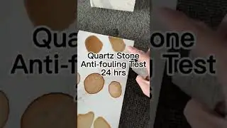 Anti-Fouling Test On Kitchen Quartz Stone