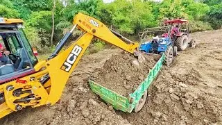 3dx JCB 4&times;4 Gadi Hard Loader Amazing Tata Truck Loading Unloading Video
