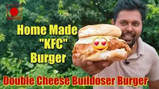 Home Made KFC Burger | Oreo milk Shake | Lockdown Samayal - Jad Jeno