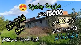 مزرعة هكتار ونصف قريبة لشارع ferm complète proche de route 