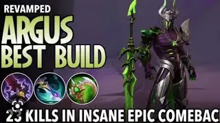 Argus best buil in 2023*# funny scenes// in mythical rank match!! in mobile legends bang bang