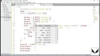 19.3 Update user data: update data in to database