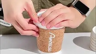 🍂 Rustic Charm Meets Eco-Smart Sipping: Wood Grain Paper Cups!