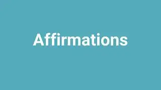 'Affirmations' Meaning and Pronunciation