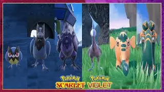 Pokemon Scarlet & Violet Rookidee,Corvisquire,Corviknight,Skarmory,Cufant & Copperajah Locations