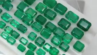 123.46 ct Fine Natural Emerald Octagon Zambia UnTreated LooseGem Stones