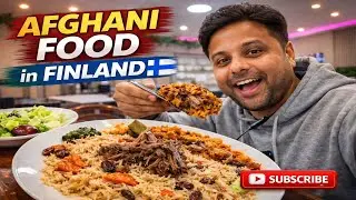 Afghani Food in Finland 🇫🇮 | Indian Trying Afghani Cuisine Abroad