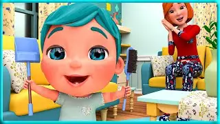 Happy Clean Up Song & More Lovely Songs for Children | Bus Cartoon #babyshark