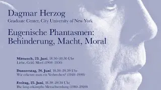 Adorno-Vorlesungen 2021: Dagmar Herzog &raquo;Liebe, Geld, Mord (1900&ndash;1950)&laquo; (1/3)