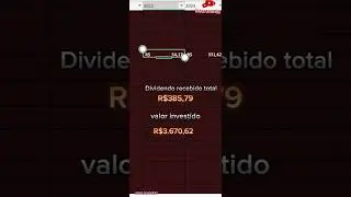Mostrando os meus ganhos DE dividendo de 2022 e 2023 no #VGIR11 #viralshort #viraliza #rico  #rider