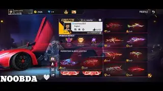 MY FREE FIRE NOOBDA COLLECTION 🖤🤍