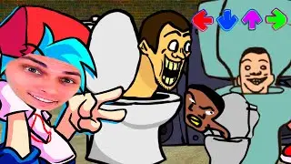 СКИБИДИ ТУАЛЕТ - НОВЫЕ ТОП ПЕСНИ FNF! - Friday Night Funkin' VS Skibidi Toilet